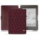 Housse cuir Amazon Kindle Paperwhite (2018) - Lie de vin - Couture ( Pantone 5115C ) 
