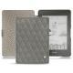 Amazon Kindle Paperwhite (2018) leather case - Acier vintage - Couture