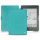 Amazon Kindle Paperwhite (2018) leather case - Bleu fluo