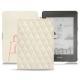 Custodia in pelle Amazon Kindle Paperwhite (2018) - Blanc escumo - Couture