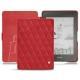 Amazon Kindle Paperwhite (2018) leather case - Rouge troupelenc - Couture