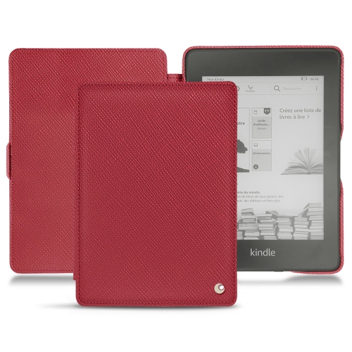 Custodia in pelle Amazon Kindle Paperwhite (2018)Rouge passion ( Pantone #a6192e ) 