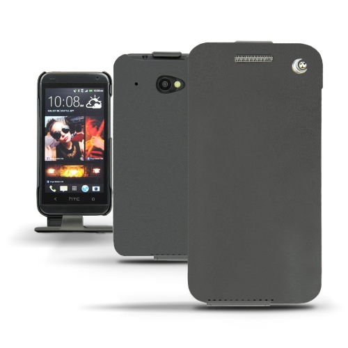 HTC Desire 601  leather case - Noir ( Nappa - Black ) 