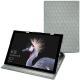 Funda de piel Microsoft Surface Pro 6 - Gris - Couture ( Nappa - Pantone W428C ) 