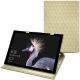 Housse cuir Microsoft Surface Pro 6 - Beige - Couture ( Nappa - Pantone 7502C ) 