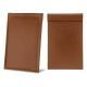 Bill Holder with magnetic flap - 12 x 19 cm - Marron ( Nappa - Pantone 1615C ) 