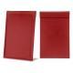 Custodia per conti con linguetta magnetica - 12 x 19 cm - Rouge ( Nappa - Pantone 199C ) 