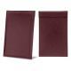 Bill Holder with magnetic flap - 12 x 19 cm - Lie de vin ( Pantone 5115C ) 