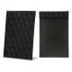 Bill Holder with magnetic flap - 12 x 19 cm - Negre poudro - Couture
