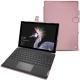 Housse cuir Microsoft Surface Pro 6 - Rose ( Nappa - Pantone 2365C ) 