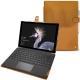 Housse cuir Microsoft Surface Pro 6 - Or Maïa ( Pantone 871C ) 