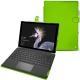 Microsoft Surface Pro 6 leather case - Vert fluo