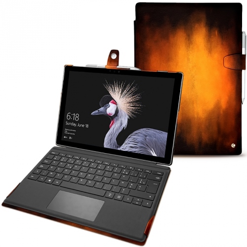 가죽 커버 Microsoft Surface Pro 6Fauve Patine