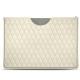 Pochette cuir Microsoft Surface Pro 6 - Blanc - Couture ( Bologna - White ) 