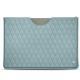 Microsoft Surface Pro 6 leather pouch - Bleu ciel - Couture ( Nappa - Pantone 277C ) 