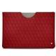 Pochette cuir Microsoft Surface Pro 6 - Rouge - Couture ( Nappa - Pantone 199C ) 