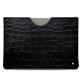 Lederschutzhülle Microsoft Surface Pro 6 - Crocodile nero