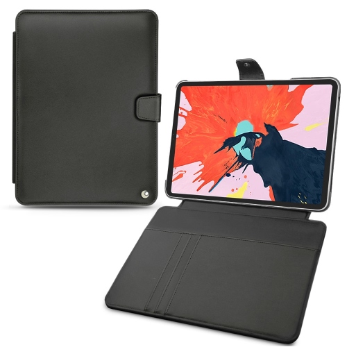 Apple iPad Pro 11" (2018) leather case - Noir ( Nappa - Black ) 