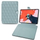 Apple iPad Pro 11" (2018) leather case - Bleu ciel - Couture ( Nappa - Pantone 277C ) 