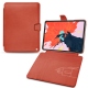 Apple iPad Pro 11" (2018) leather case - Arange clouquié