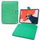 Apple iPad Pro 12.9" (2018) leather case - Menthe vintage ( Pantone 562C ) 