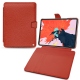 Apple iPad Pro 12.9" (2018) leather case - Papaye ( Pantone 180C ) 