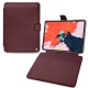 Housse cuir Apple iPad Pro 12.9" (2018) - Lie de vin ( Pantone 5115C ) 