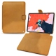 Apple iPad Pro 12.9" (2018) leather case - Or Maïa ( Pantone 871C ) 