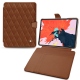 Housse cuir Apple iPad Pro 12.9" (2018) - Marron - Couture ( Nappa - Pantone 1615C ) 