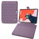 Apple iPad Pro 12.9" (2018) leather case - Lilas - Couture ( Nappa - Pantone 2645U ) 