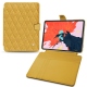Housse cuir Apple iPad Pro 12.9" (2018) - Mimosa - Couture ( Pantone 141C ) 