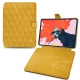 Housse cuir Apple iPad Pro 12.9" (2018) - Jaune soulèu - Couture