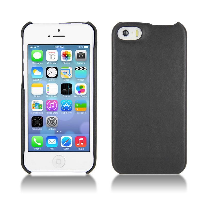 onduidelijk voedsel Laboratorium Apple iPhone 5S leather case