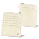 Wallet for idendity card - Anti-RFID / NFC - Crocodile milk