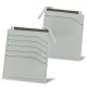 Cartera para documento de identidad - Anti-RFID / NFC - Gris PU