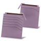 Cartera para documento de identidad - Anti-RFID / NFC - Lilas PU
