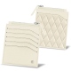 Wallet for idendity card - Anti-RFID / NFC - Blanc - Couture ( Bologna - White ) 