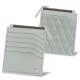 Wallet for idendity card - Anti-RFID / NFC - Gris - Couture ( Nappa - Pantone W428C ) 