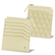 Carteira para bilhete de identidade - Anti-RFID / NFC - Beige - Couture ( Nappa - Pantone 7502C ) 