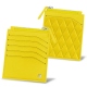 Portefoglio per carte d'identità - Anti-RFID / NFC - Jaune fluo - Couture