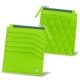 Cartera para documento de identidad - Anti-RFID / NFC - Vert fluo - Couture