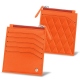 Carteira para bilhete de identidade - Anti-RFID / NFC - Orange fluo - Couture