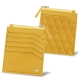 Portefoglio per carte d'identità - Anti-RFID / NFC - Jaune soulèu - Couture