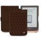 硬质真皮保护套 PocketBook Touch HD 3 - Tea Touch HD Plus - Châtaigne - Couture ( Pantone 476C ) 
