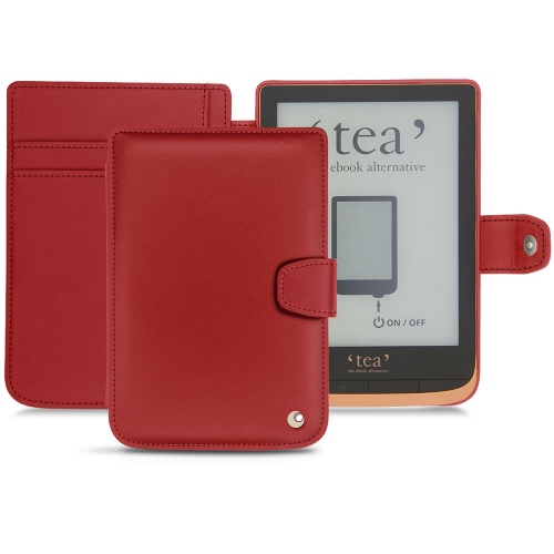 PocketBook Touch HD 3 - Tea Touch HD Plus : Protection pour liseuses et tablettes sur NoreveRouge ( Nappa - Pantone #d50032 ) 