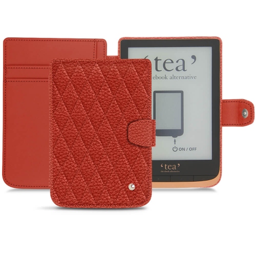 レザーケース PocketBook Touch HD 3 - Tea Touch HD PlusPapaye - Couture ( Pantone #b54317 ) 