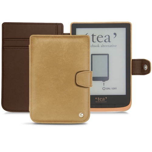 Funda de piel PocketBook Touch HD 3 - Tea Touch HD PlusSable vintage ( Pantone #9b7340 ) 