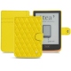 가죽 커버 PocketBook Touch HD 3 - Tea Touch HD Plus - Jaune fluo - Couture
