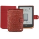 Capa em pele PocketBook Touch HD 3 - Tea Touch HD Plus - Autruche ciliegia