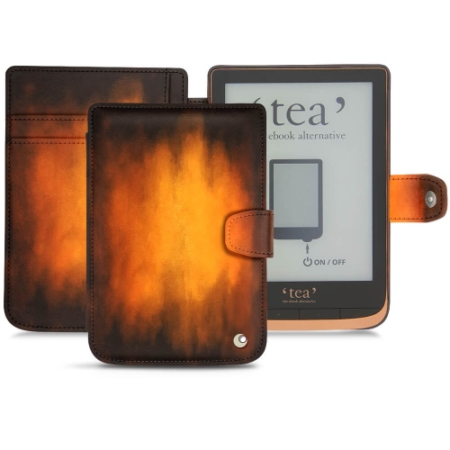 Lederschutzhülle PocketBook Touch HD 3 - Tea Touch HD PlusFauve Patine